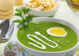 cream soup with protein diet