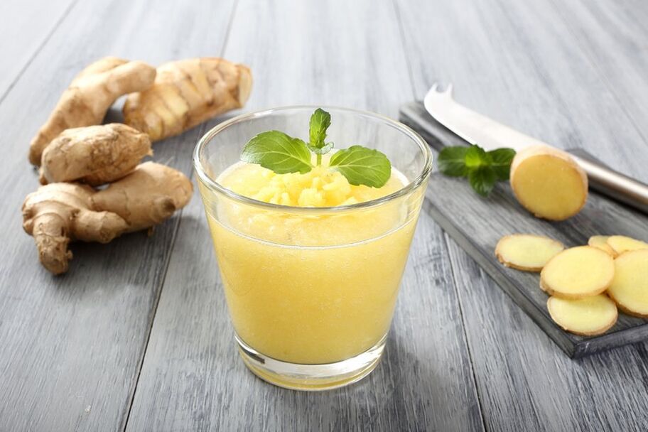 slimming smoothie with ginger