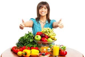 fruits and vegetables for good nutrition and weight loss